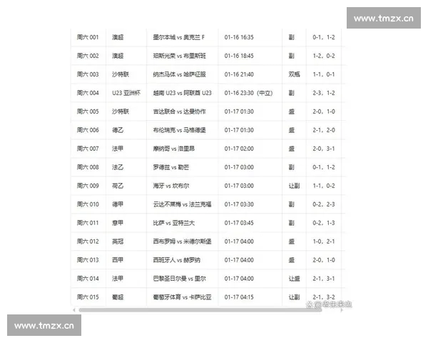 基于核心数据指标的足球比赛表现深度分析与预测